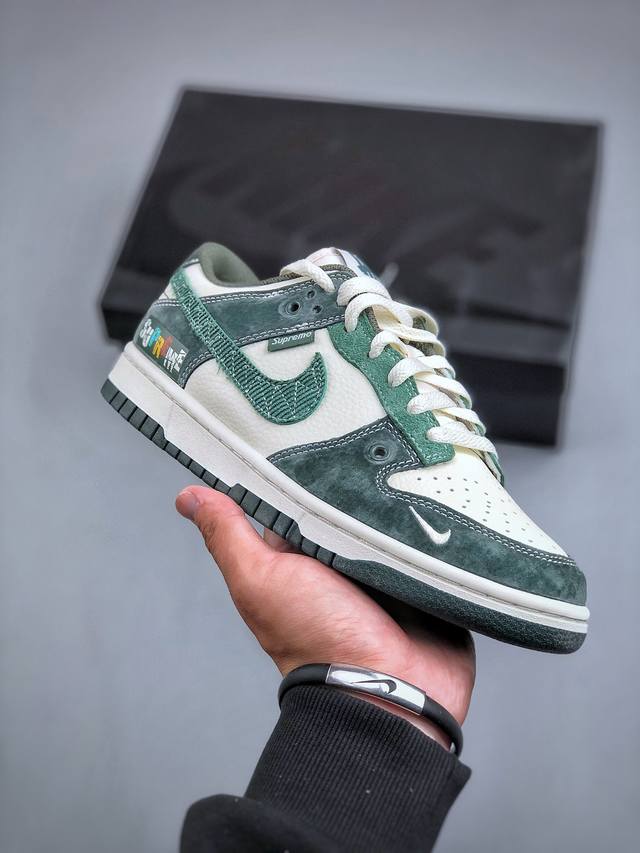 Nike SB Dunk Low OFF-WHITE联名-周年高端定制 低帮休闲板鞋 #定制鞋盒 大厂纯原品质出货 超高清洁度 皮料切割干净无任何毛边 细节完美