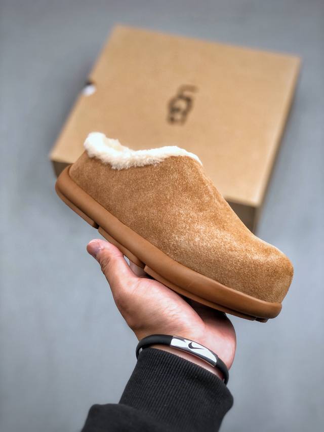 全网热卖款最齐 UGG 90个配色 市面顶级版本 UGG 小土豆 勃肯懒人拖鞋 1.5CM薄底 男女款 小红书爆款 广州外贸大厂生产 鞋头到鞋垫真羊皮毛一体 独