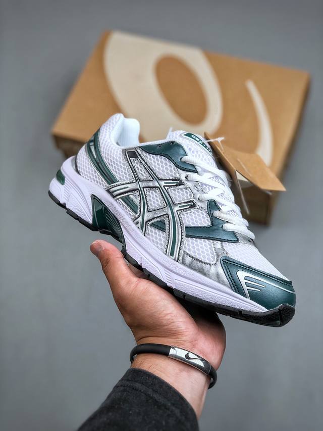 Asics Tiger GEL-1130 亚瑟士户外风低帮休闲运动跑步鞋 #鞋款选用网眼与皮革相接，复古而富有层次感。Ortholite 鞋垫+搭载着 GEL