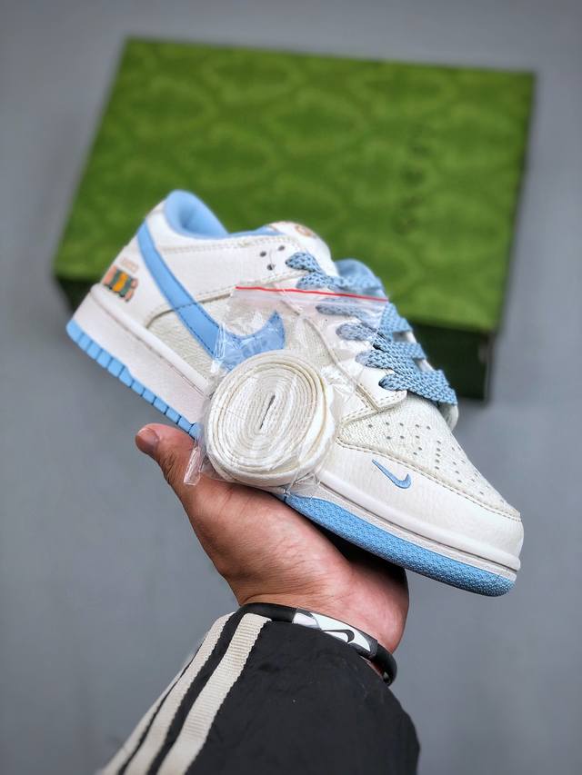 Nike SB Dunk Low Gucci联名 独家版型蒸餾加工帶來的是更好的视觉和脚感体验大厂纯原品质出货 清洁度 电绣工艺 皮料切割干净无任何毛边 细节完