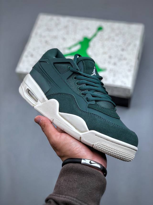 Nigel Sylvester x Jordan Air Jordan 4 RM “OXIDIZED GREEN” AJ4低帮 复刻麂皮白绿 FQ7940 30