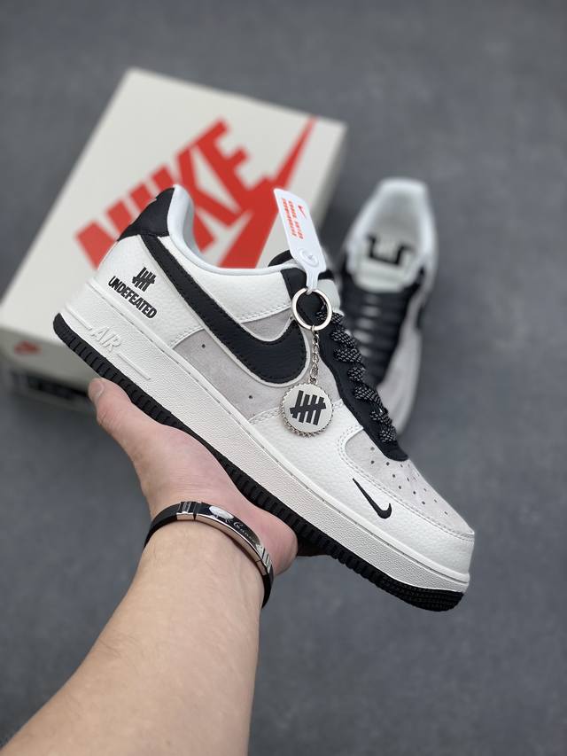 海外限量发售！公司级NIke Air Force 1 '07 Low “UN联名 猪八米黑”空军一号 低帮 运动鞋 休闲鞋 折边针车 工艺难度大 原楦头原纸板