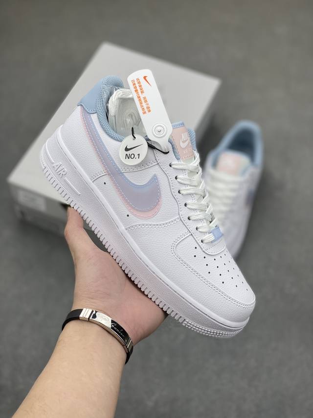 p140 独家实拍 No.1版本 遥遥领先 纯原级别 Nike Air Force 1 Low “3D眼镜” 货号：CW1574-100 原厂冲刀皮料切割干净