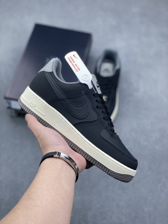 Nike Air Force 1 Low 07 Dark Pewter 黑 原楦头原纸板 打造纯正低帮空军版型 专注外贸渠道 全掌内置蜂窝气垫 原盒配件 原厂中