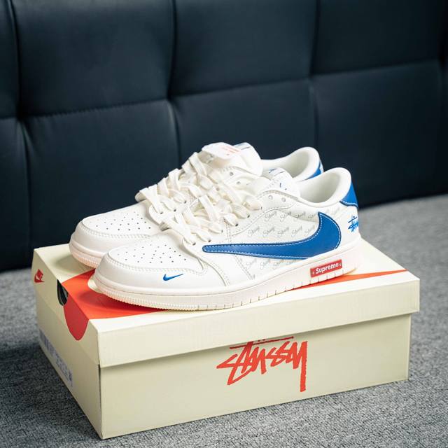 Air Jordan 1 Low 乔丹篮球鞋男女潮流板鞋 货号：SJ2068 117 尺码：36 36.5 37.5 38 38.5 39 40 40.5 41