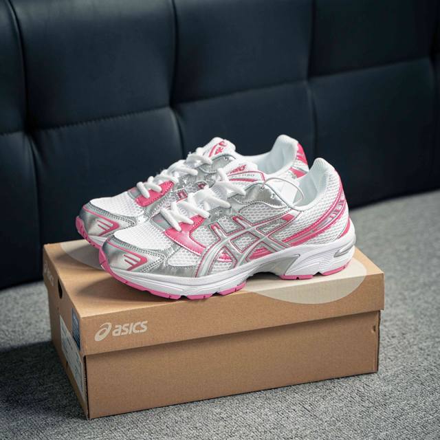 Asics Gel-1 亚瑟士运动休闲透气专业跑鞋 进口针织透气鞋面 轻量舒适透气材质 球鞋性质造型设计简约百搭 极具全方位的包裹性和舒适度 全掌GEL回弹缓震