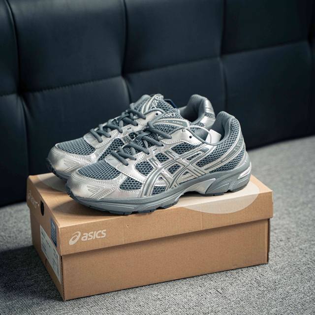 Asics Gel-1 亚瑟士运动休闲透气专业跑鞋 进口针织透气鞋面 轻量舒适透气材质 球鞋性质造型设计简约百搭 极具全方位的包裹性和舒适度 全掌GEL回弹缓震