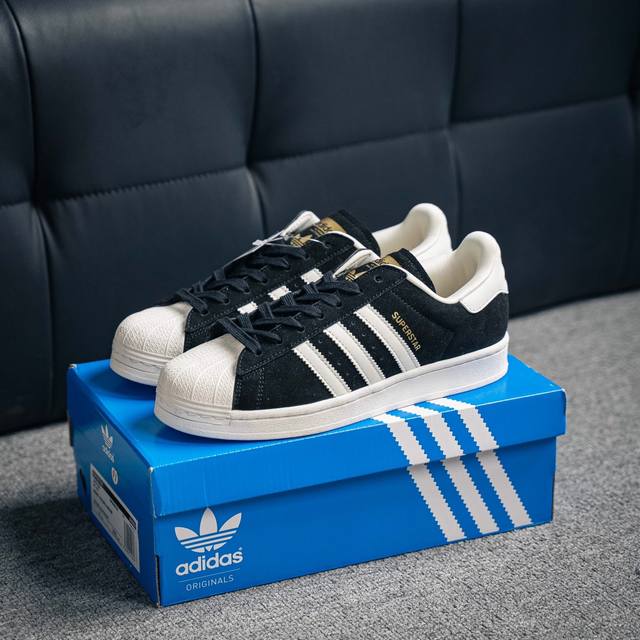 阿迪达斯Adidas三叶草 Originals Superstar贝壳头系列低帮经典百搭休闲运动板鞋 货号；JH9159 尺码：35 36 36.5 37 38