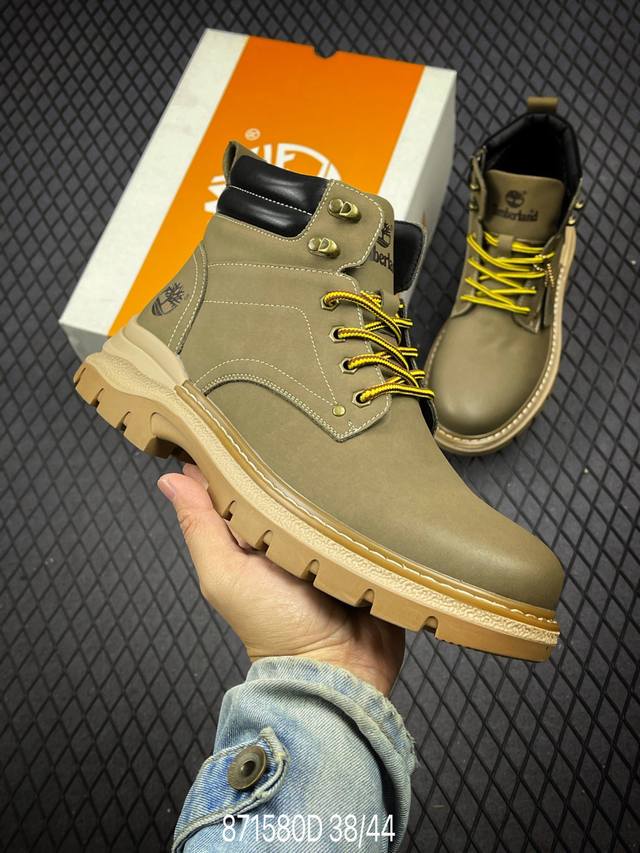 新货#Timberland添柏岚 天伯伦户外高帮休闲大黄靴系列 #广东大厂品质 冬季防寒户外专用 日常随意搭配 原盒原包装 #24ss新款 时尚潮流搭配 面料采