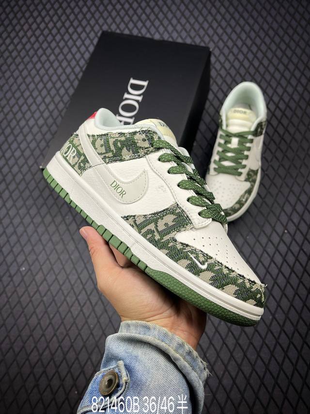 公司级耐克NIKE DUNK LOW RETRO 扣篮系列低帮休闲运动滑板板鞋 电绣工艺 皮料切割干净无任何毛边 细节完美 货号:XY1688-005 尺码:3