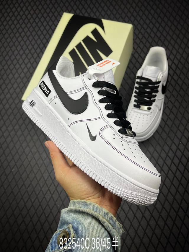 公司级NIKE AIR FORCE 1‘07 原楦头原纸板 打造纯正低帮空军版型 专注外贸渠道 全掌内置蜂窝气垫 原盒配件 原厂中底钢印、拉帮完美 货号:CW2