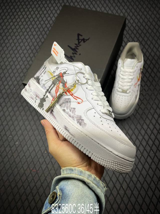 公司级NIKE AIR FORCE 1‘07 原楦头原纸板 打造纯正低帮空军版型 专注外贸渠道 全掌内置蜂窝气垫 原盒配件 原厂中底钢印、拉帮完美 货号:CR6