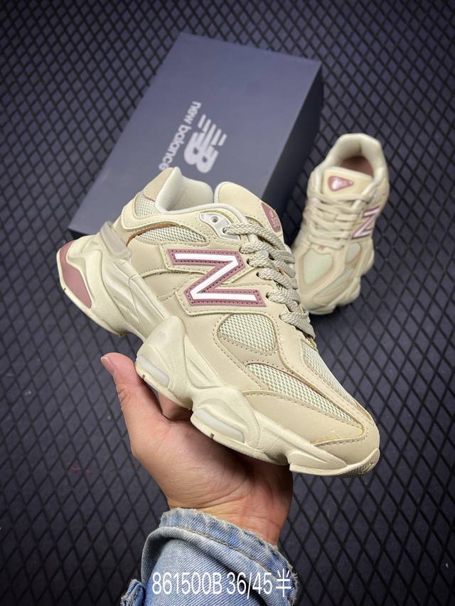 公司级New Balance 公司级版本 NB9060 联名款 复古休闲运动慢跑鞋 鞋款灵感源自设计师本人对夏日的怀日回忆。鞋面大身由空间双格及磨砂鞋面拼接而生