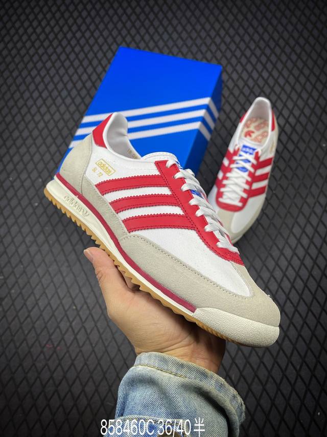 adidas originals SL 72 OG 复古单品 原装级adidas originals SL 72 OG 防滑 低帮 生活体闲鞋 男女同款简约大方