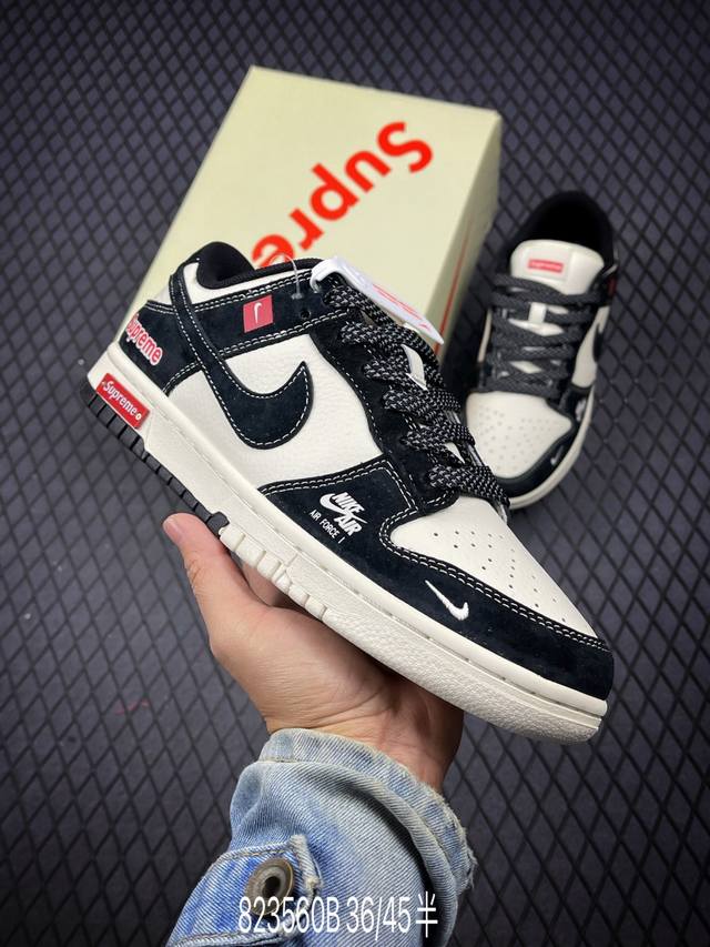 公司级NK Dunk Low Retro “DIY高端定制” 低帮休闲运动板鞋 原装头层材料 用料绝不含糊 独家版型蒸餾加工帶來的是更好的视觉和脚感体验 清洁度