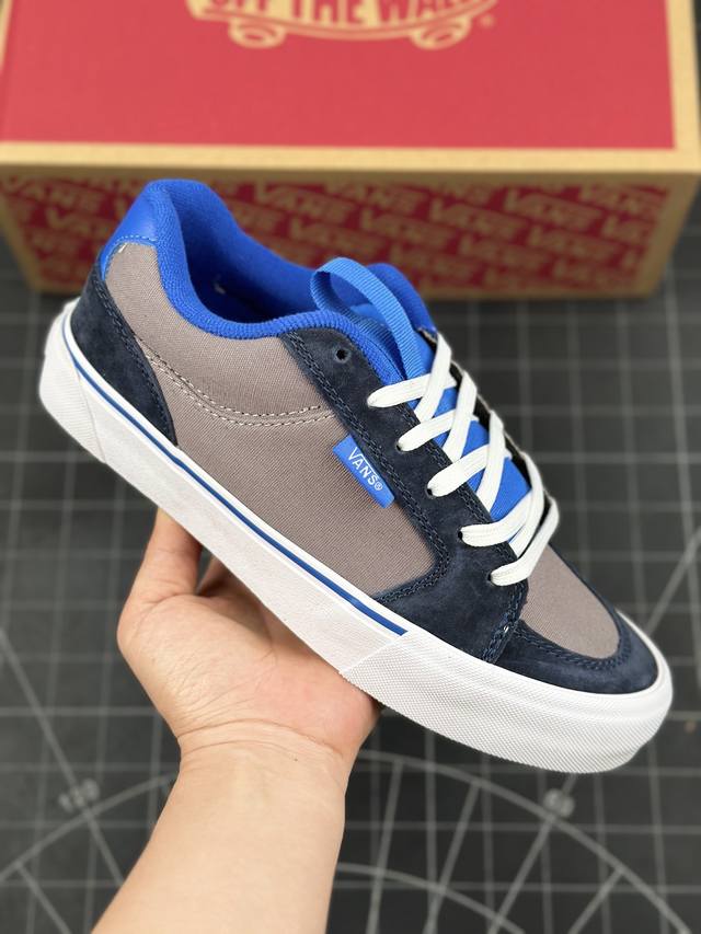 范斯Vans Style 36 Chukka Push 推进系列低帮复古硫化休闲运动滑板板鞋 男女鞋硫化工艺#升级原装铝楦数据开发鸟嘴楦型#精准收腰起翘牛津大底