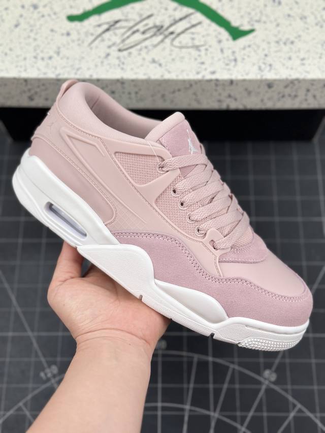 耐克Nike Air Jordan 4 Retro RM Pink Oxford 迈克尔 乔丹AJ4代重置版系列中帮复古休闲运动文化篮球鞋“浅粉米白” #男女鞋