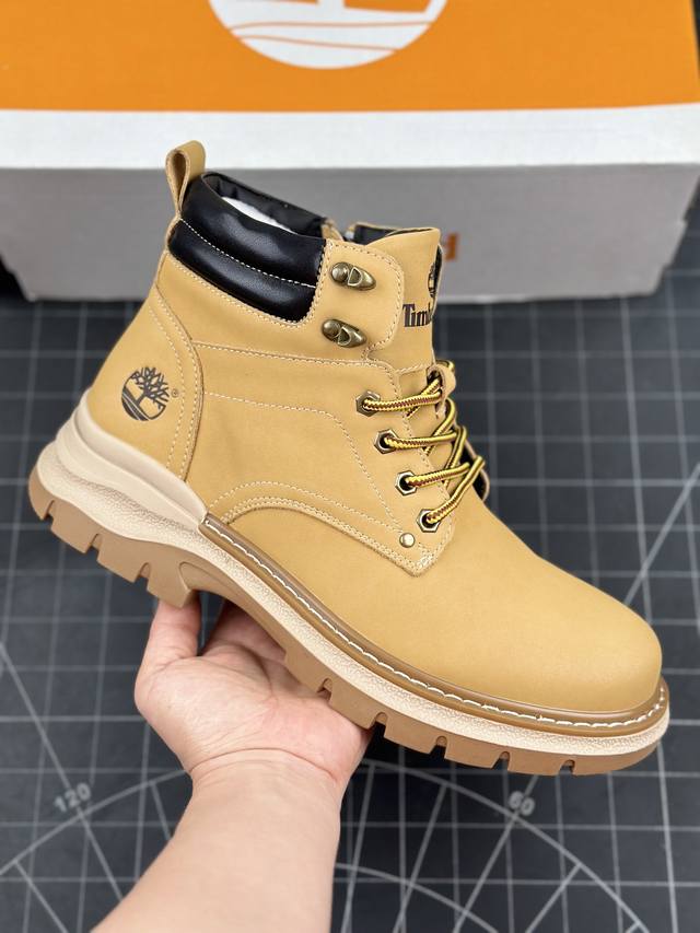 新货#Timberland添柏岚 天伯伦户外高帮休闲大黄靴系列 #广东大厂品质 冬季防寒户外专用 日常随意搭配 原盒原包装 #24ss新款 时尚潮流搭配 面料采