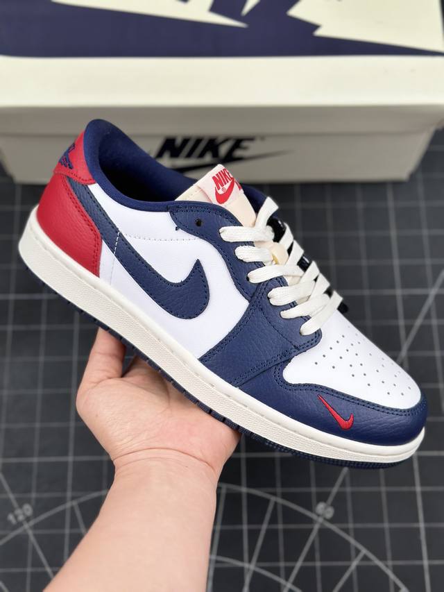 Air Jordan 1 Low OG Howard University AJ1 乔1霍华德大学 低帮文化休闲板鞋 #鞋身整体以皮革材质覆盖，配色方面以白色为