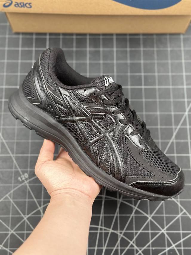 亚瑟士Asics JOG GEL- S SMU系列低帮城市休闲运动跑步鞋 #原楦原数据开发纸版楦型#透气网眼鞋面配合部分合成革材质#全新轻量EVA发泡缓震中底#