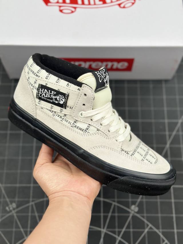 Vans Half Cab Pro 92 范斯官方 复古休闲简约百搭滑板鞋 #工艺：硫化1:1 重量1:1、真标、原钢印、材质标、鞋型标、合格证 货号：VN0A