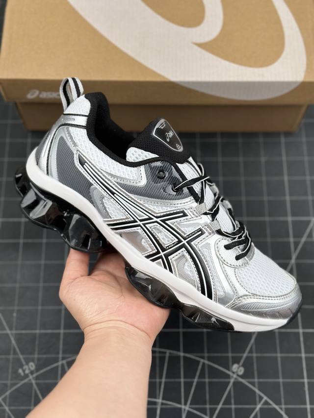 公司级Asics Gel-Quantum Kinetic 亚瑟士 复古休闲运动鞋厚底增高老爹鞋 #采用 GEL Scutoid 技术的橡胶鞋底。在拥有拥有相同外