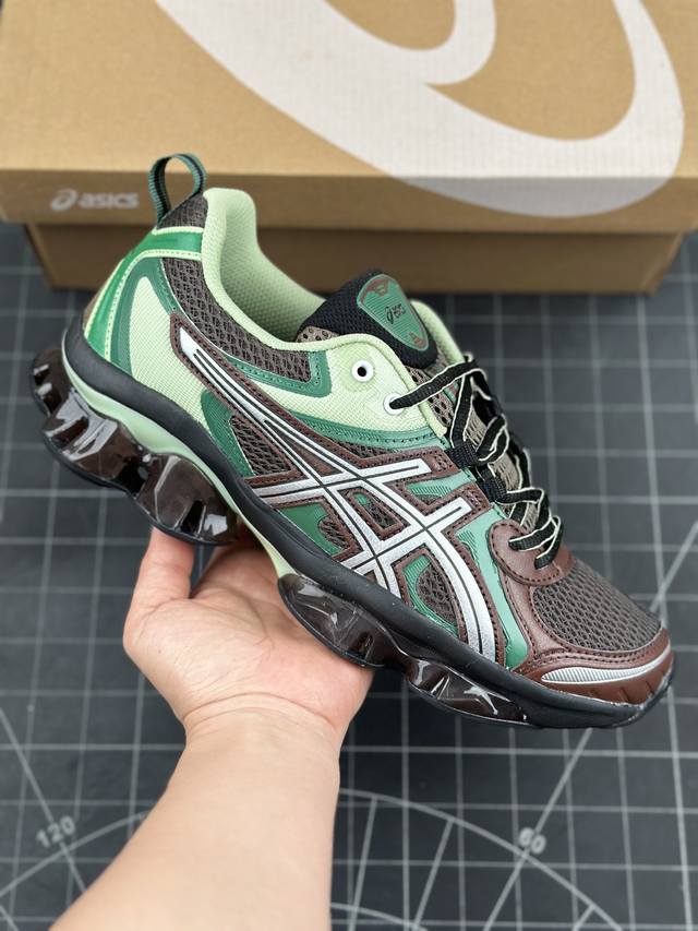 公司级Asics Gel-Quantum Kinetic 亚瑟士 复古休闲运动鞋厚底增高老爹鞋 #采用 GEL Scutoid 技术的橡胶鞋底。在拥有拥有相同外