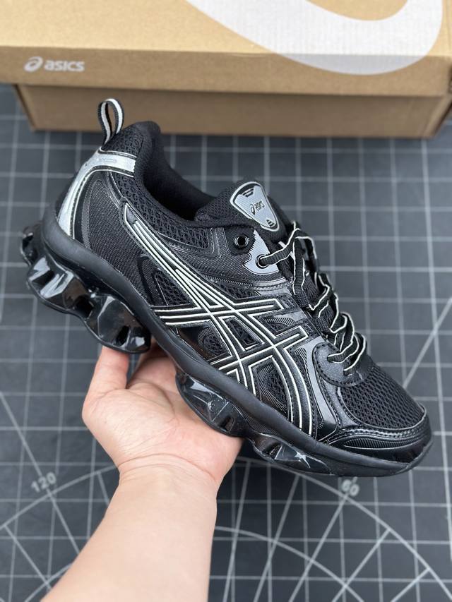 公司级Asics Gel-Quantum Kinetic 亚瑟士 复古休闲运动鞋厚底增高老爹鞋 #采用 GEL Scutoid 技术的橡胶鞋底。在拥有拥有相同外