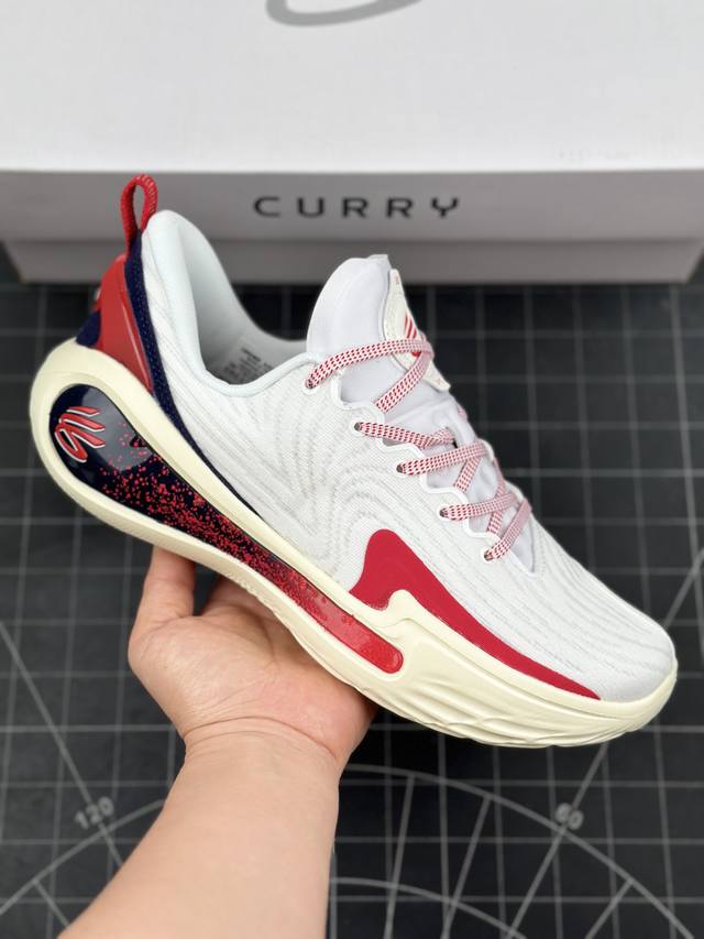 安德玛Under Armour Curry Flow 12 Podium Blue 斯蒂芬 库里12代专业室内低帮文化休闲运动篮球鞋 Under Armour