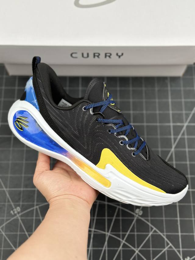 安德玛Under Armour Curry Flow 12 Podium Blue 斯蒂芬 库里12代专业室内低帮文化休闲运动篮球鞋 Under Armour