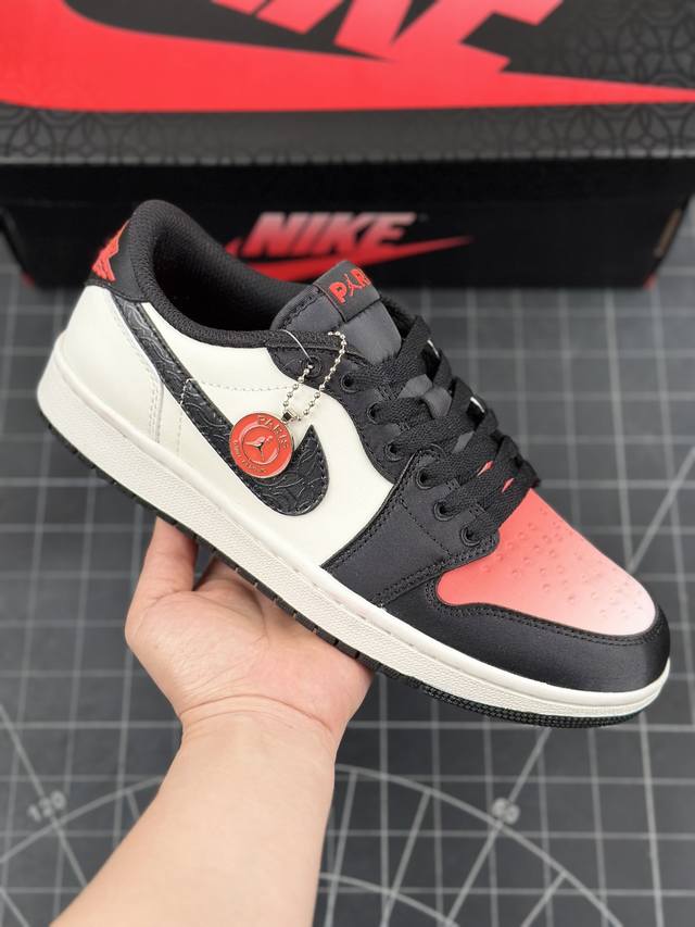 公司级Nike Air Jordan 1 Low AJ1乔1 渐变中国红 低帮休闲板鞋 头层皮打造 正确满胶鞋垫 四线拉帮 原厂织唛标 鞋舌高弹海绵填充 货号: