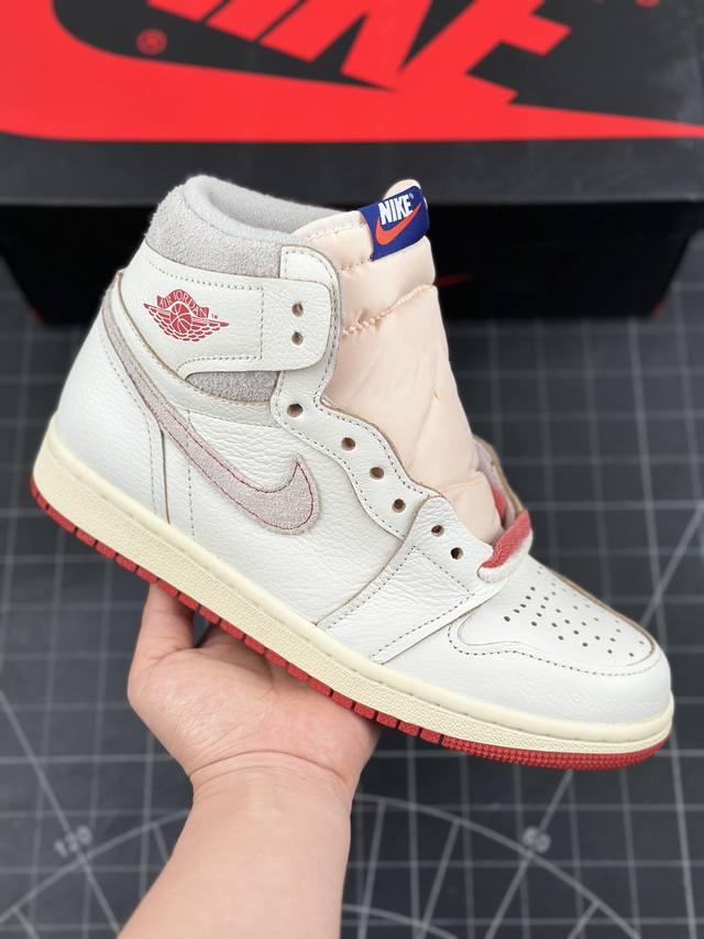 Air Jordan 1 High OG Rare Air Cinnabar AJ1 乔1朱砂红 高帮休闲运动篮球鞋 #鞋面采用优质皮革精心打造，展现出 Sai