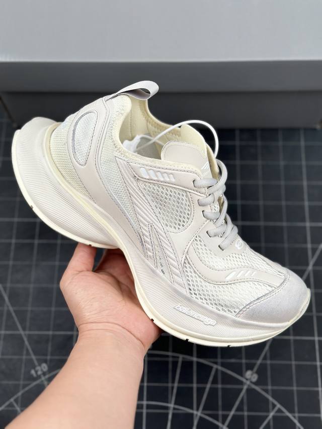 OK版 公司级法国高端奢侈品牌-巴黎世家BALENCIAGA Track Trainers 代复古野跑姥爹潮流百搭慢跑鞋 男女鞋配件防尘袋及附送鞋带，采用环保牛