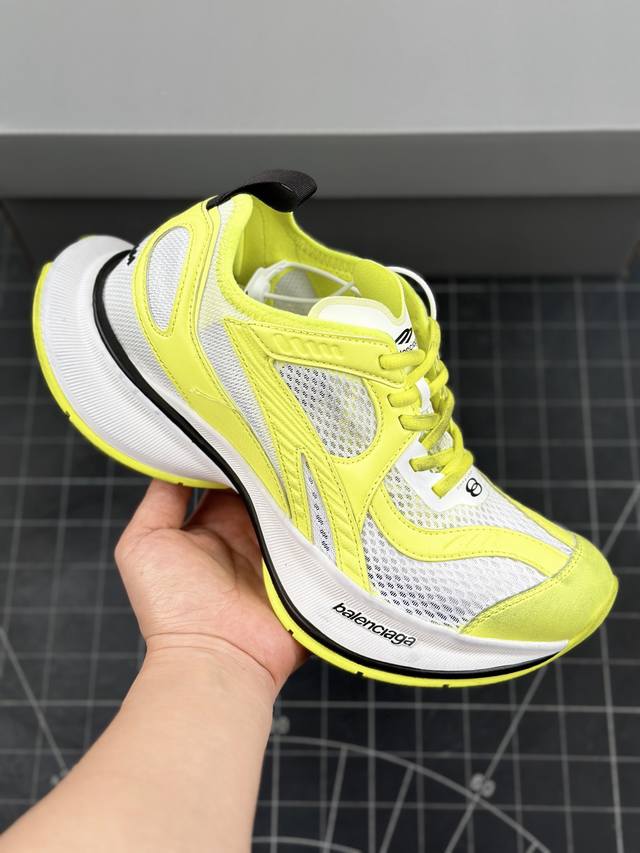 OK版 公司级法国高端奢侈品牌-巴黎世家BALENCIAGA Track Trainers 代复古野跑姥爹潮流百搭慢跑鞋 男女鞋配件防尘袋及附送鞋带，采用环保牛