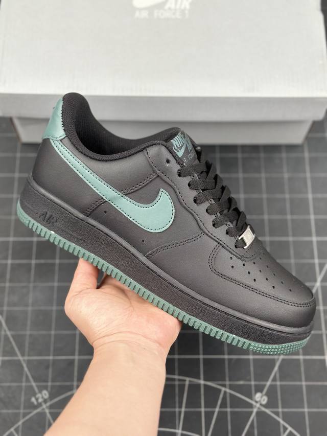 公司级Nike Air Force 1 Low 黑绿 空军一号低帮运动休闲板鞋 官方同步 原装级别 原楦头原纸板 打造纯正空军版型#专注外贸渠道 全掌内置蜂窝气