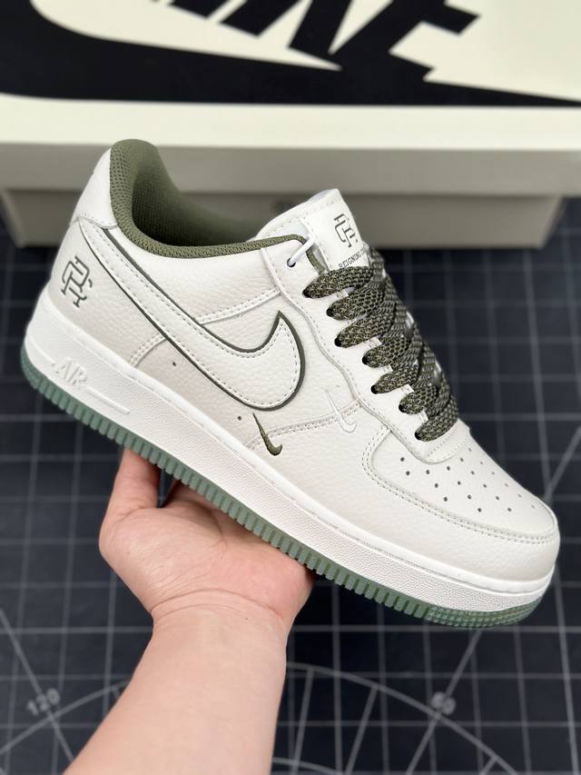 公司级卫冕冠军联名款 Reigning Champ x Nike Air Force 1 '07 满天星低帮空军一号休闲板鞋 定制皮料 3M反光 原楦原纸板 纯