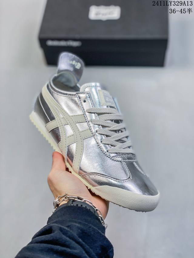 Onitsuka Tiger Mexico 66 亚瑟士鬼冢虎复古经典板鞋 产品从款式颜色造型上体现出追求舒适和细节的完美 鞋类更是推崇手工制作的严谨与完美 融