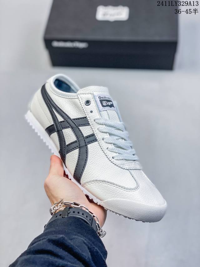 Onitsuka Tiger Mexico 66 亚瑟士鬼冢虎复古经典板鞋 产品从款式颜色造型上体现出追求舒适和细节的完美 鞋类更是推崇手工制作的严谨与完美 融