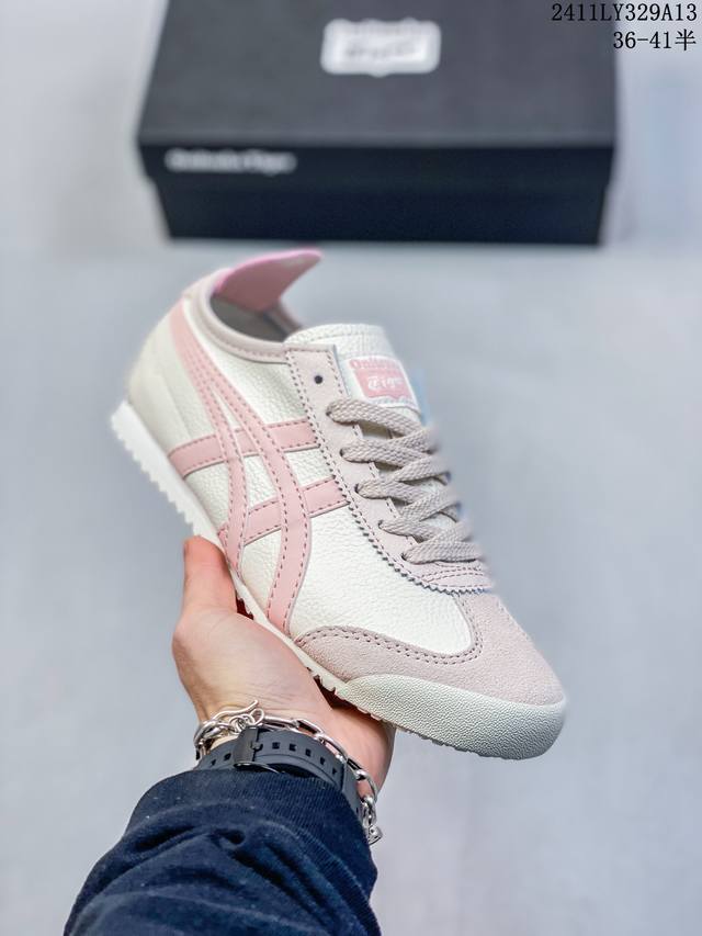 Onitsuka Tiger Mexico 66 亚瑟士鬼冢虎复古经典板鞋 产品从款式颜色造型上体现出追求舒适和细节的完美 鞋类更是推崇手工制作的严谨与完美 融