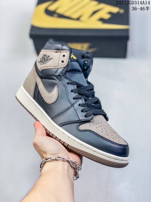 真标耐克nike Air Jordan 1 Retro High Og”Black White“Aj1代迈克尔 乔丹高帮经典复古百搭休闲文化运动篮球鞋 货号:B