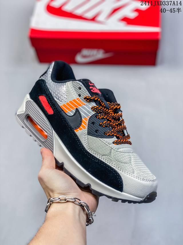 公司级nike Air Max 90初代系列低帮复古气垫百搭休闲运动慢跑鞋 尺码:36 36.5 37.5 38 38.5 39 40 40.5 41 42 4