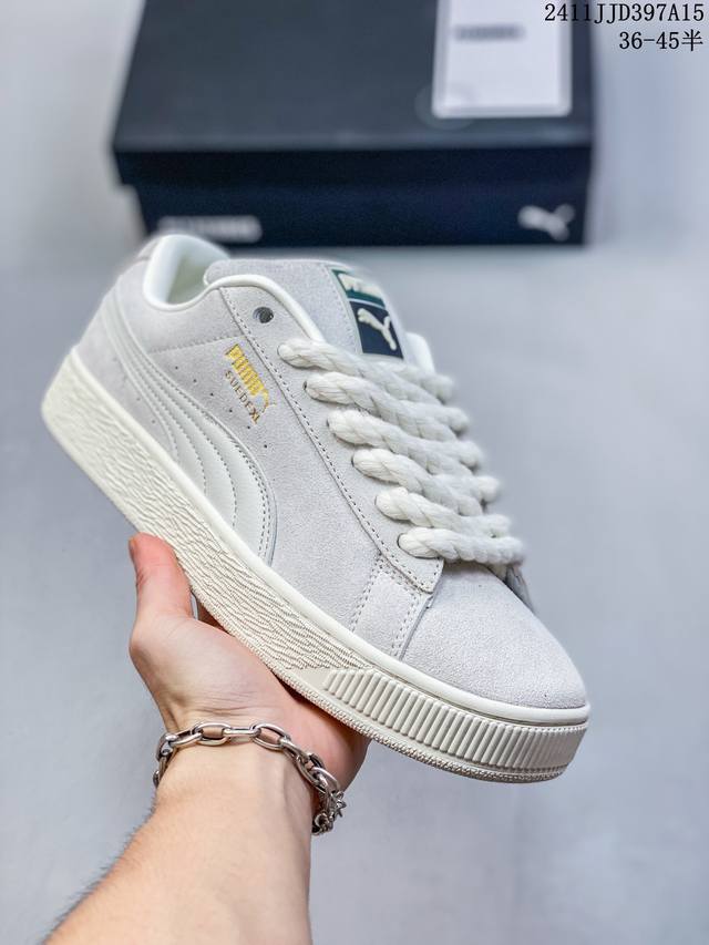 公司级puma Suede Xl复古单品 彪马 防滑耐磨低帮德训板鞋 货号:398708 01 尺码:36 37 37.5 38 38.5 39 40 40.5