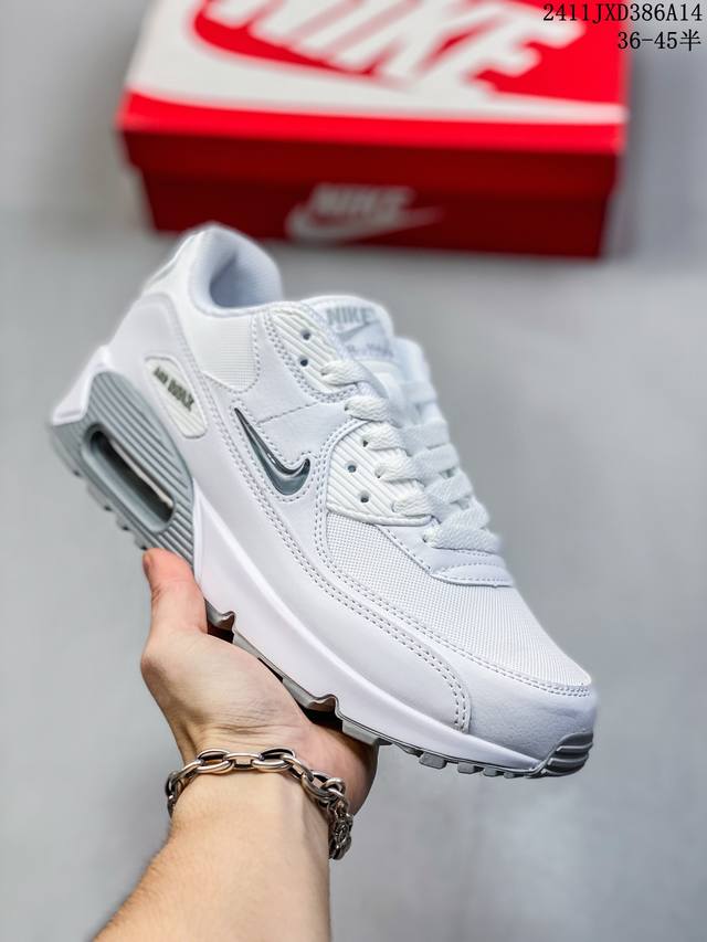 公司级nike Air Max 90 Se 初代系列低帮复古气垫百搭休闲运动慢跑鞋 货号:Cz2975-002 尺码：36-45半 编码：11Jxd386A14