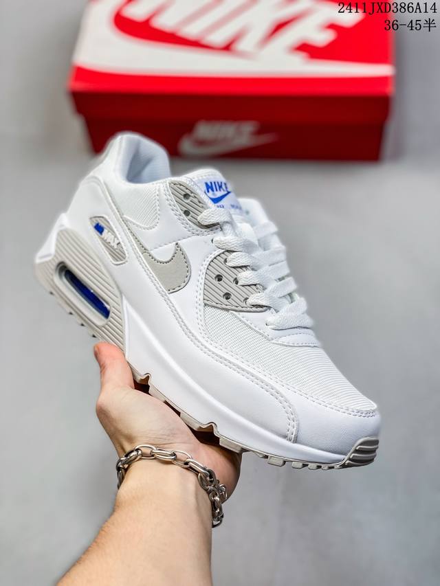 公司级nike Air Max 90 Se 初代系列低帮复古气垫百搭休闲运动慢跑鞋 货号:Cz2975-002 尺码：36-45半 编码：11Jxd386A14