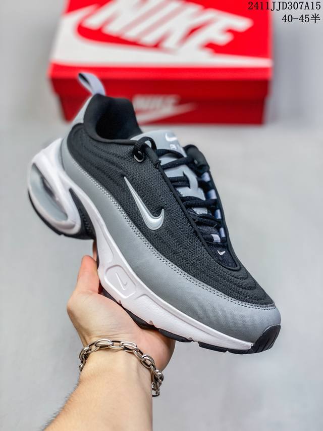 耐克 Nike Air Max Portal 黑白 厚底减震休闲运动鞋 Hf3053 001 尺码：40-45半 36-45半 编码：11Jjd307A15