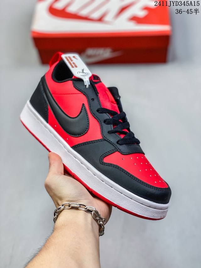 Nike Court Vision Low 百搭单品 受1980年代中期趋势的启发，Nikecourt Vision Low是一款融合了复古篮球风格的混合运动鞋