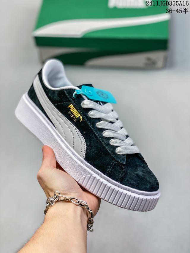 公司级puma Suede Xl复古单品 彪马 防滑耐磨低帮德训板鞋 货号:396057 01 尺码:36 37 37.5 38 38.5 39 40 40.5