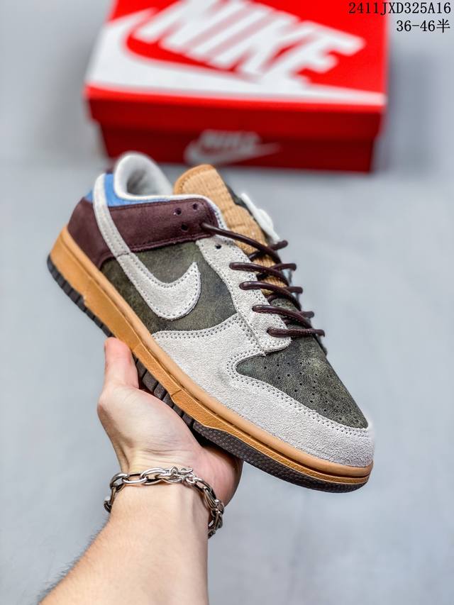 真标带半码耐克nike Sb Zoom Dunk Low 板鞋 系列经典百搭休闲运动板鞋 鞋舌的填充，使舒适性大大提升，同时也更方便穿脱中底部分则加入了脚感柔软