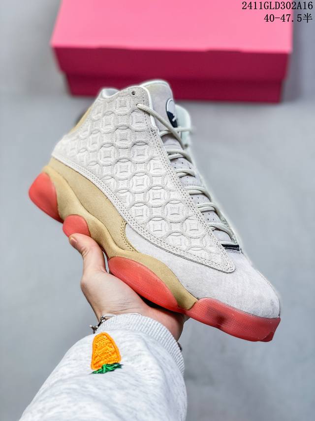 公司级air Jordan Aj13 “Cny” 中国年铜钱 货号：Cw4409-100 原楦原纸板开发 原汁原味13代鞋型 进口真3D猫眼 用料绝不含糊 原盒