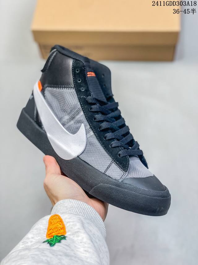 公司真标半码 Nike 耐克sb Zoom Blazer Mid 高帮休闲板鞋 尺码：36-45半 编码：11Gdd303A18